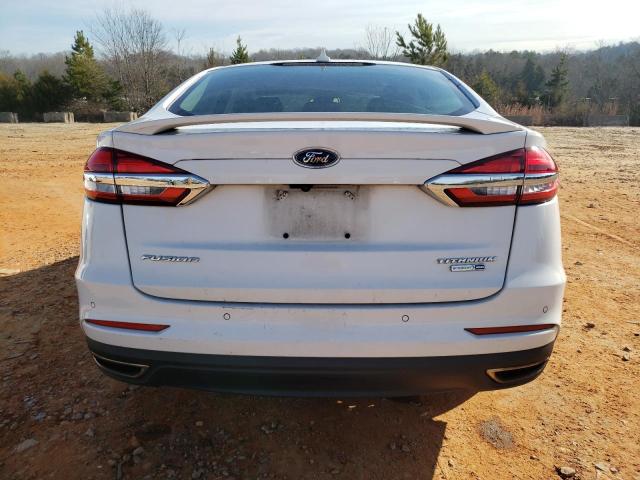 3FA6P0D95LR132888 - 2020 FORD FUSION TITANIUM WHITE photo 6