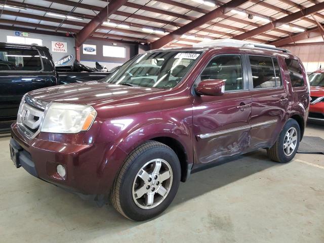 5FNYF4H95AB035955 - 2010 HONDA PILOT TOURING MAROON photo 1