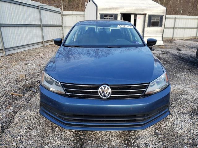 3VWD17AJ3FM332502 - 2015 VOLKSWAGEN JETTA SE BLUE photo 5