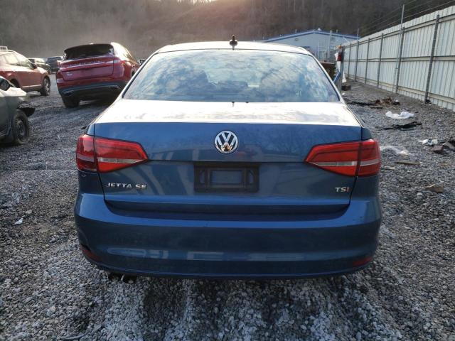 3VWD17AJ3FM332502 - 2015 VOLKSWAGEN JETTA SE BLUE photo 6