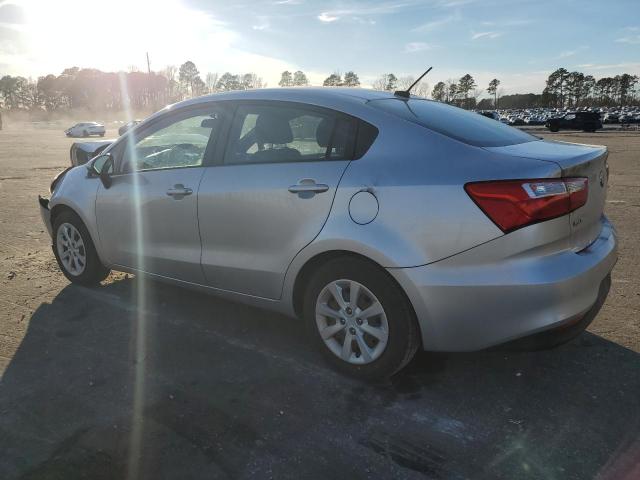 KNADM4A30H6104208 - 2017 KIA RIO LX SILVER photo 2