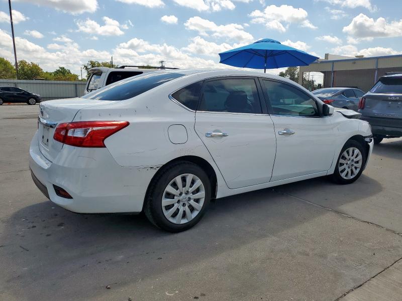 3N1AB7AP2KY302193 - 2019 NISSAN SENTRA S თეთრი ფოტო 3