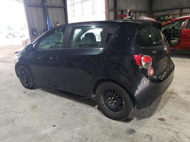 1G1JB6SH8D4242305 - 2013 CHEVROLET SONIC LS BLACK photo 2