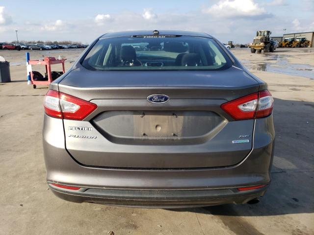 3FA6P0HR2DR385355 - 2013 FORD FUSION SE GRAY photo 6