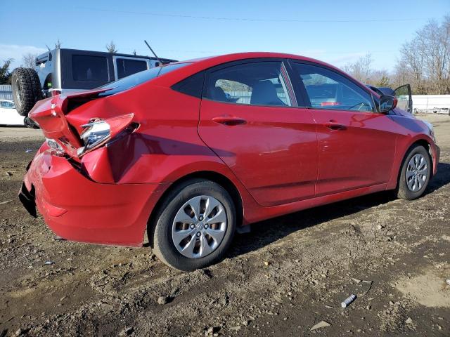 KMHCT4AE2FU798195 - 2015 HYUNDAI ACCENT GLS RED photo 3