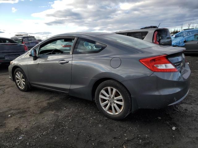 2HGFG3B81CH530747 - 2012 HONDA CIVIC EX GRAY photo 2