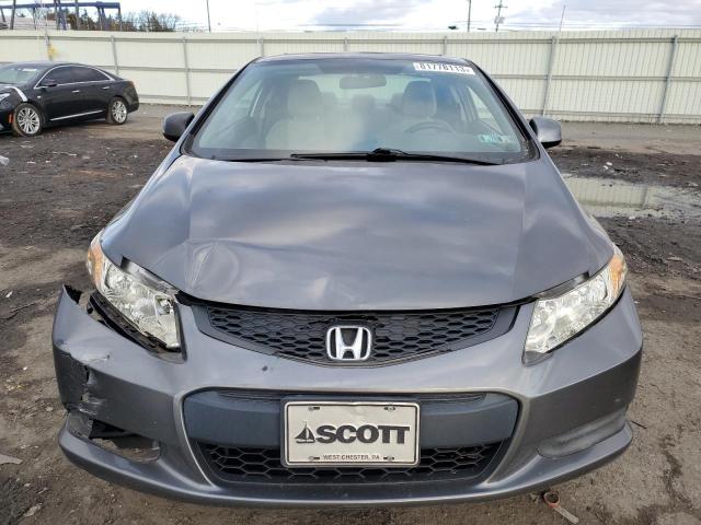 2HGFG3B81CH530747 - 2012 HONDA CIVIC EX GRAY photo 5