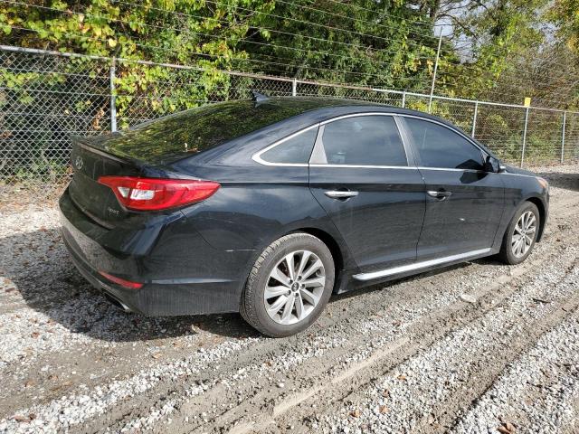 5NPE34AF1HH565802 - 2017 HYUNDAI SONATA SPORT Schwarz Foto 3