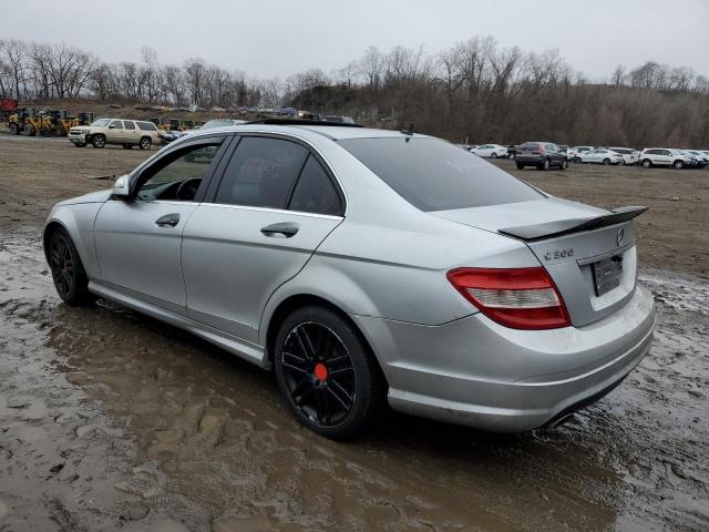 WDDGF54X18F070767 - 2008 MERCEDES-BENZ C 300 SILVER photo 2