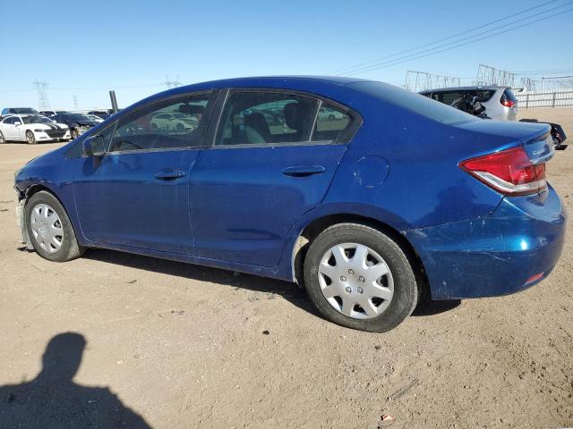 19XFB2F88EE055646 - 2014 HONDA CIVIC EX BLUE photo 2