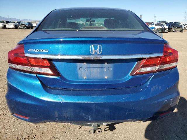 19XFB2F88EE055646 - 2014 HONDA CIVIC EX BLUE photo 6
