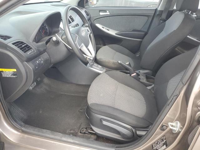 KMHCT5AE9CU057432 - 2012 HYUNDAI ACCENT GLS თაფლისფერი ფოტო 7