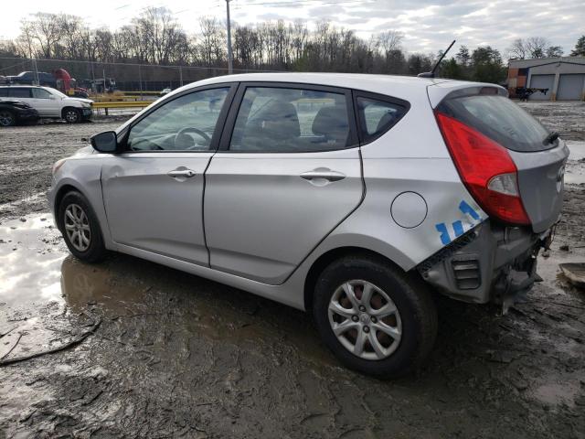 KMHCT5AE6CU028602 - 2012 HYUNDAI ACCENT GLS SILVER photo 2