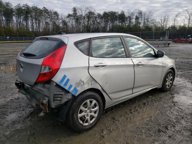 KMHCT5AE6CU028602 - 2012 HYUNDAI ACCENT GLS SILVER photo 3