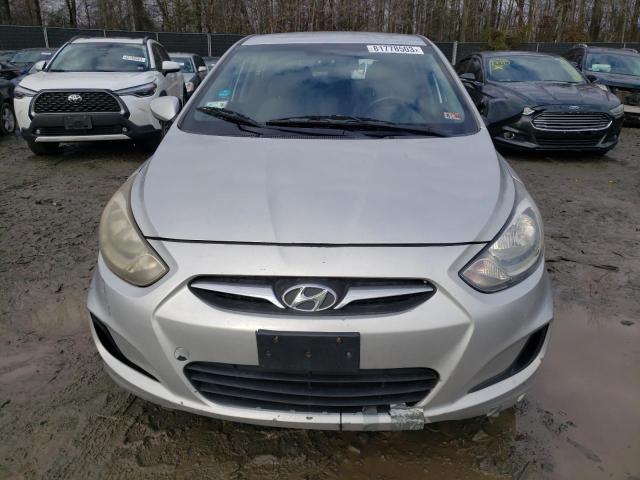 KMHCT5AE6CU028602 - 2012 HYUNDAI ACCENT GLS SILVER photo 5