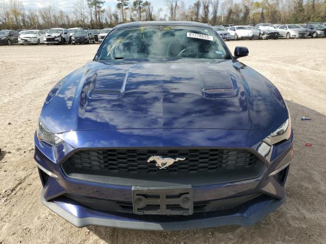 1FA6P8TH2L5189320 - 2020 FORD MUSTANG BLUE photo 5