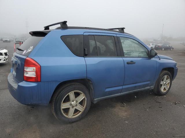 1J8FF47W67D177464 - 2007 JEEP COMPASS BLUE photo 3