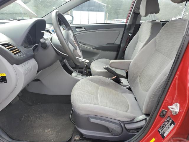 KMHCT4AE2HU318983 - 2017 HYUNDAI ACCENT SE RED photo 7