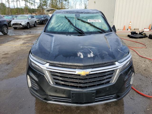 3GNAXTEV9NL139888 - 2022 CHEVROLET EQUINOX LT BLACK photo 5