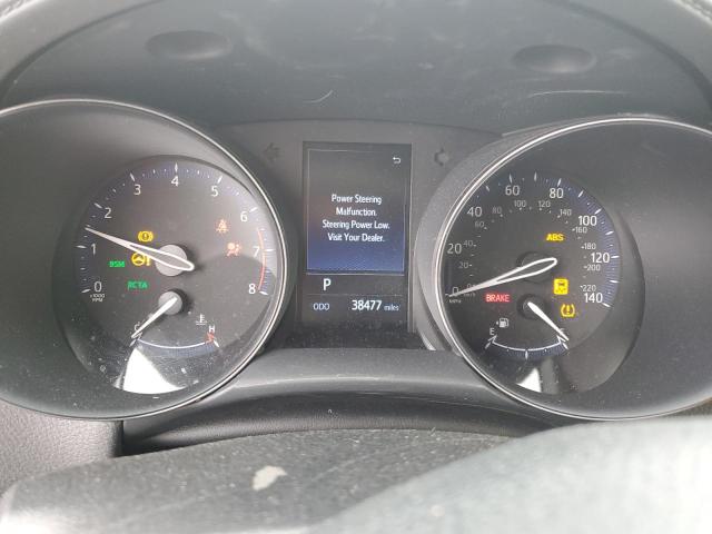 JTNKHMBX2K1046179 - 2019 TOYOTA C-HR XLE Серебристый фото 9