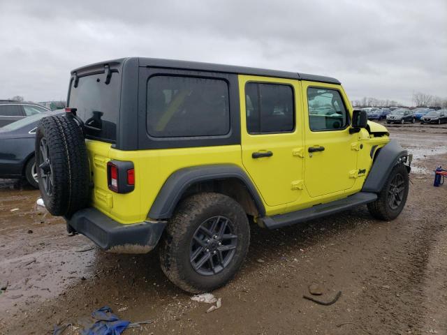 1C4PJXDN5RW113561 - 2024 JEEP WRANGLER SPORT YELLOW photo 3