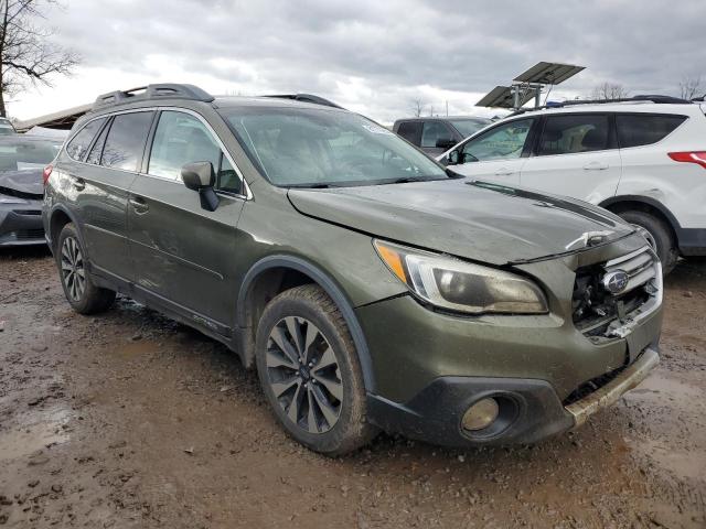 4S4BSANCXF3339914 - 2015 SUBARU OUTBACK 2.5I LIMITED GREEN photo 4