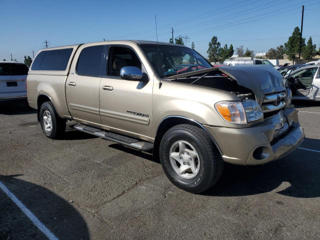 5TBET34185S496566 - 2005 TOYOTA TUNDRA DOUBLE CAB SR5 TAN photo 4