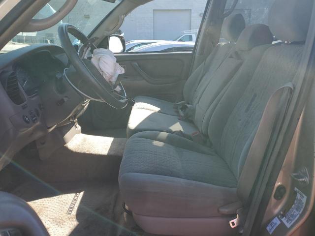 5TBET34185S496566 - 2005 TOYOTA TUNDRA DOUBLE CAB SR5 TAN photo 7