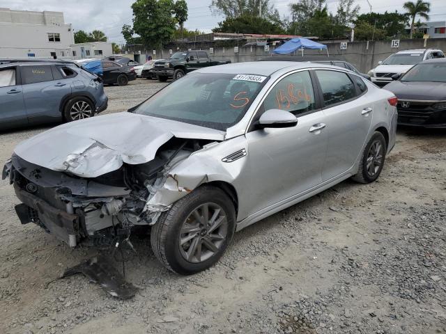 5XXGT4L31LG390242 - 2020 KIA OPTIMA LX SILVER photo 1