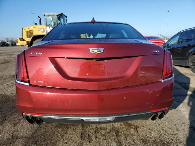 1G6KD5RSXHU189763 - 2017 CADILLAC CT6 LUXURY RED photo 6
