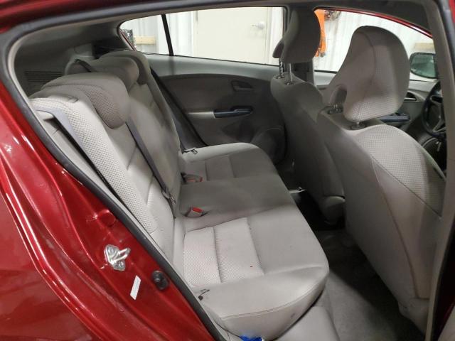 JHMZE2H56AS006393 - 2010 HONDA INSIGHT LX RED photo 10