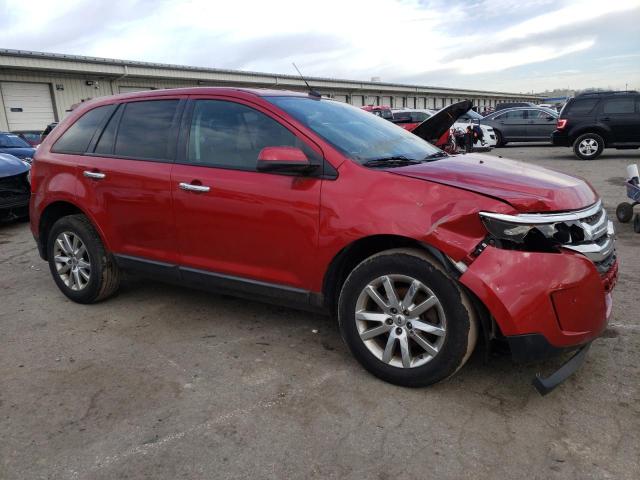 2FMDK3JC9BBA96410 - 2011 FORD EDGE SEL RED photo 4