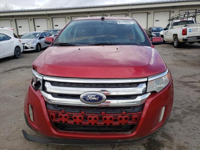 2FMDK3JC9BBA96410 - 2011 FORD EDGE SEL RED photo 5