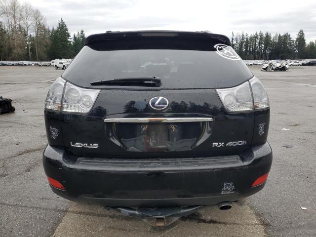 JTJHW31U782066529 - 2008 LEXUS RX 400H BLACK photo 6