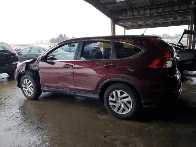 2HKRM3H54FH536491 - 2015 HONDA CR-V EX BURGUNDY photo 2