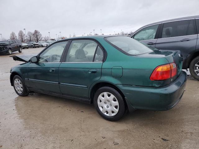 2HGEJ6617YH518623 - 2000 HONDA CIVIC BASE GREEN photo 2