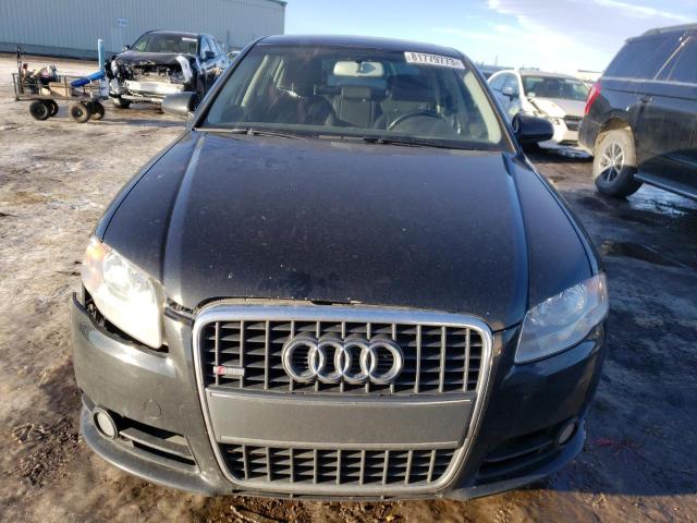 WAUAF78E68A150497 - 2008 AUDI A4 2.0T BLACK photo 5