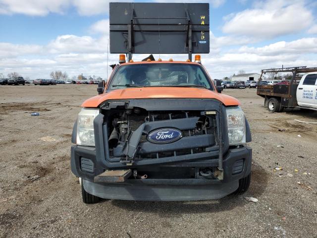 1FD0X5GY2CEB44415 - 2012 FORD F550 SUPER DUTY ORANGE photo 5