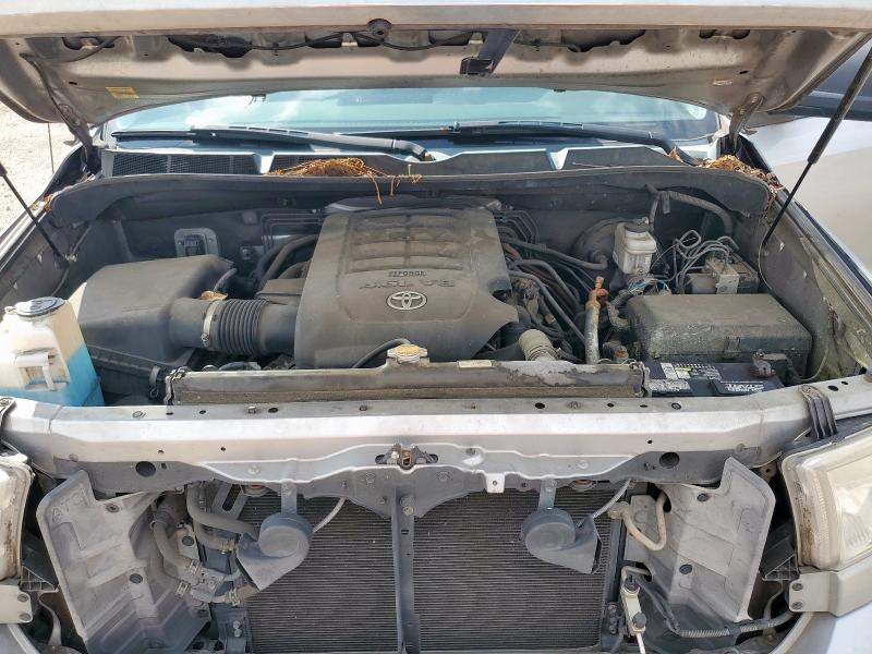 5TFRM5F11CX048403 - 2012 TOYOTA TUNDRA DOUBLE CAB SR5 SILVER photo 11