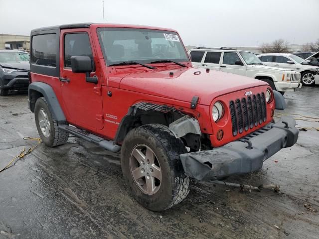 1C4AJWAGXCL212021 - 2012 JEEP WRANGLER SPORT RED photo 4