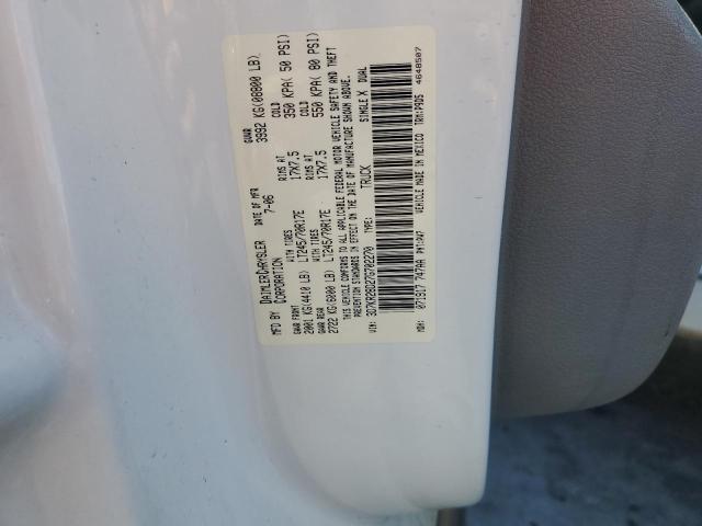 3D7KR28D27G702270 - 2007 DODGE RAM 2500 ST WHITE photo 12