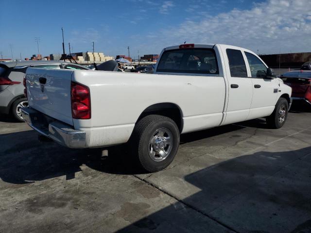 3D7KR28D27G702270 - 2007 DODGE RAM 2500 ST WHITE photo 3