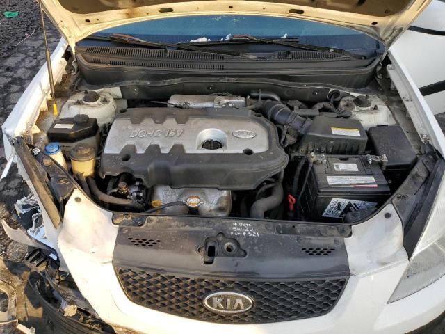 KNADE123366041693 - 2006 KIA RIO WHITE photo 11