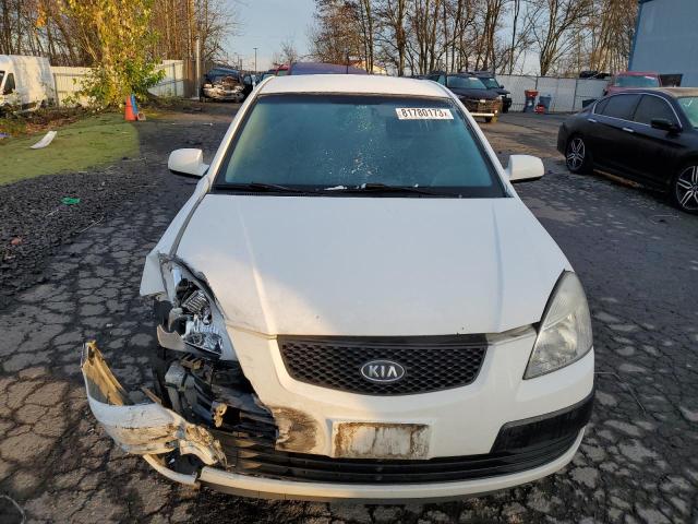 KNADE123366041693 - 2006 KIA RIO WHITE photo 5