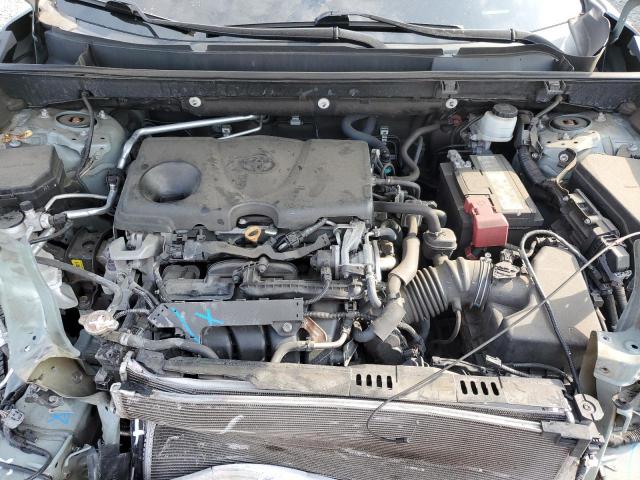 2T3P1RFVXKC034174 - 2019 TOYOTA RAV4 XLE GRAY photo 12