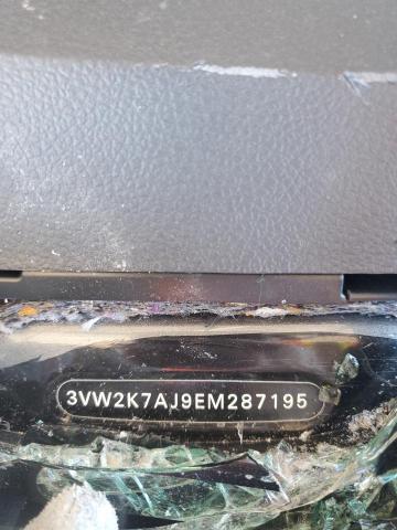 3VW2K7AJ9EM287195 - 2014 VOLKSWAGEN JETTA BASE 灰色 照片 12