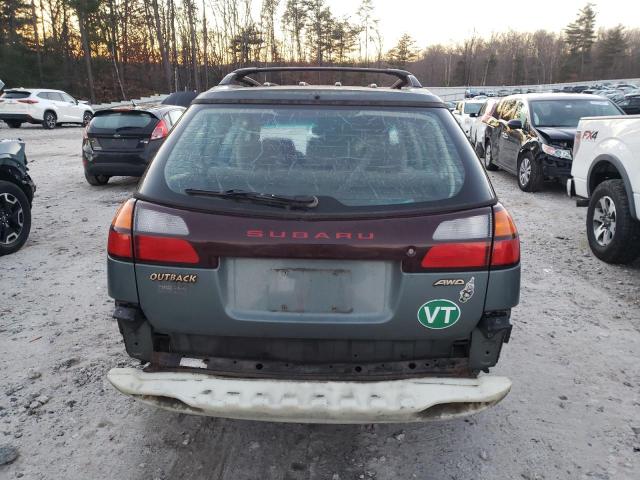 4S3BH675617642544 - 2001 SUBARU LEGACY OUTBACK AWP 绿色 照片 6