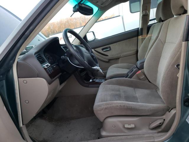 4S3BH675617642544 - 2001 SUBARU LEGACY OUTBACK AWP 绿色 照片 7
