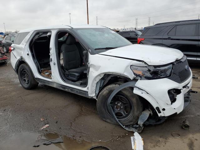 1FM5K8ABXNGA01522 - 2022 FORD EXPLORER POLICE INTERCEPTOR თეთრი ფოტო 4