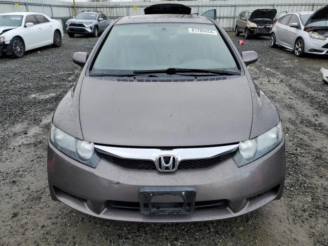 19XFA16959E017559 - 2009 HONDA CIVIC EXL GRAY photo 5